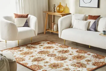 Villamatto Ezine 160x230 cm - Beige - Kodintekstiilit & matot - Matto - Moderni matto - Villamatto