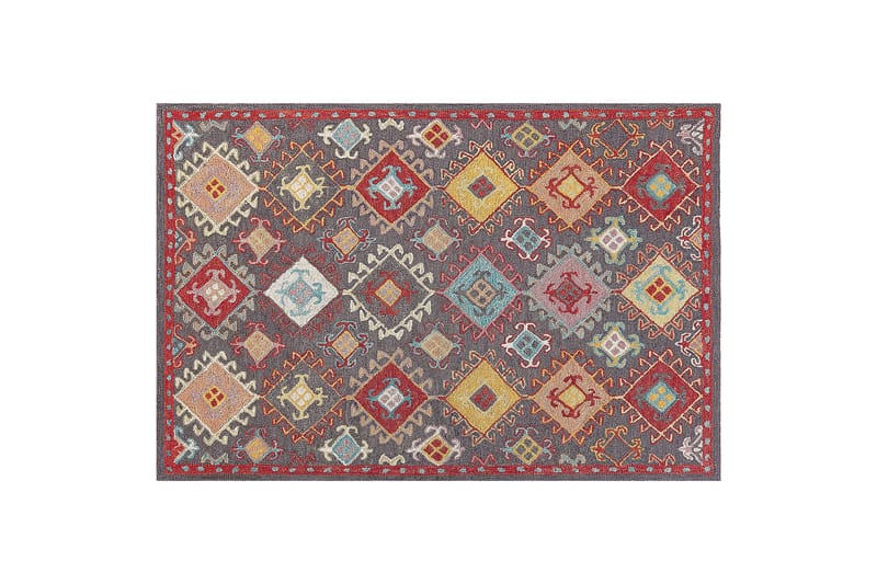Villamatto Finike 140x200 cm - Beige - Kodintekstiilit & matot - Matto - Moderni matto - Villamatto