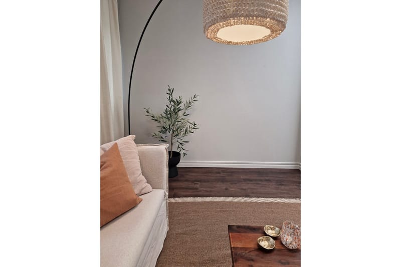 Villamatto Fornta 140x200 Suorakaiteen muotoinen - Taupe - Kodintekstiilit & matot - Matto - Moderni matto - Villamatto