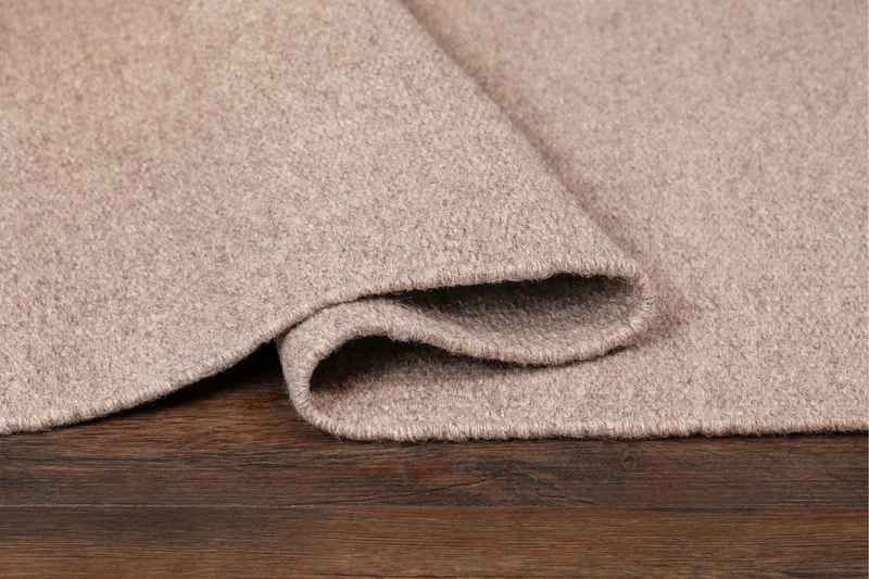 Villamatto Fornta 160x230 Suorakaiteen muotoinen - Hiekka - Kodintekstiilit & matot - Matto - Moderni matto - Villamatto