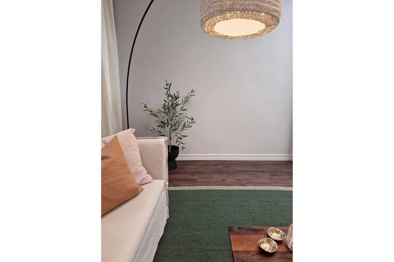 Villamatto Fornta 160x230 Suorakaiteen muotoinen - Vihreä - Kodintekstiilit & matot - Matto - Moderni matto - Villamatto