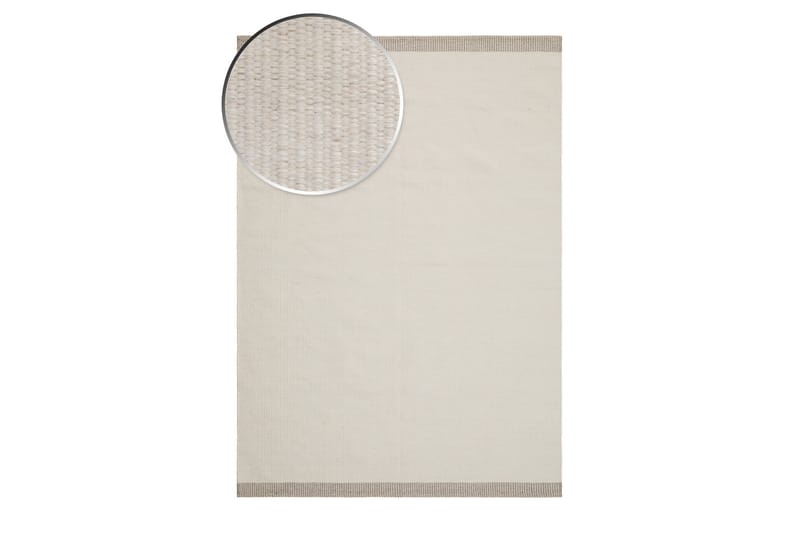 Villamatto Fransis 160x230 cm - Valkoinen - Kodintekstiilit & matot - Matto - Moderni matto - Villamatto