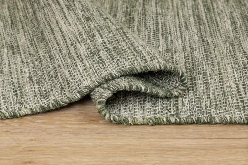 Villamatto Gango 140x200 Suorakaiteen muotoinen - Vihreä - Kodintekstiilit & matot - Matto - Moderni matto - Villamatto