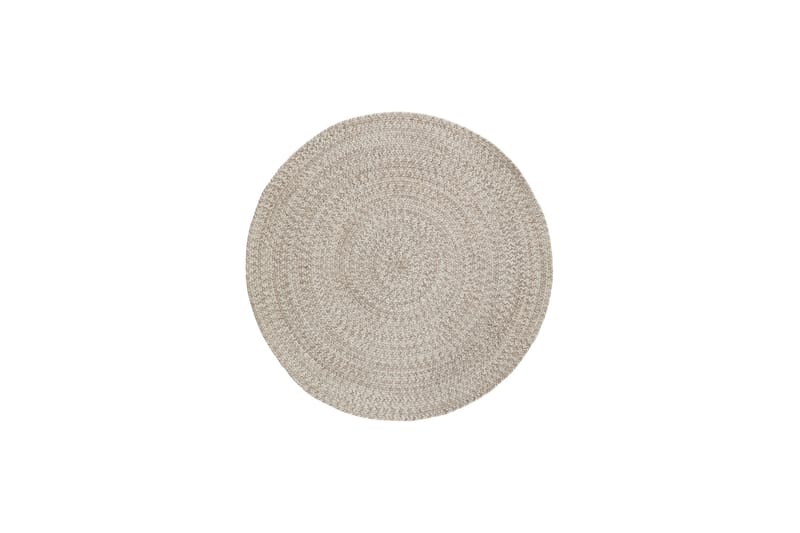 Villamatto Gendu Ø160 cm Pyöreä - Beige - Kodintekstiilit & matot - Matto - Moderni matto - Villamatto
