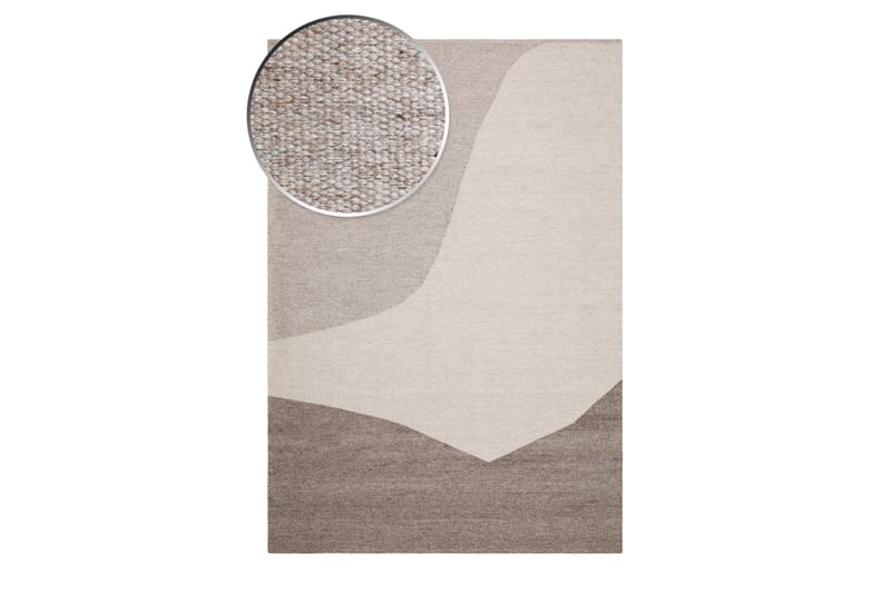 Villamatto Genki 160x230 cm - Vaalea luonnonväri - Kodintekstiilit & matot - Matto - Moderni matto - Villamatto