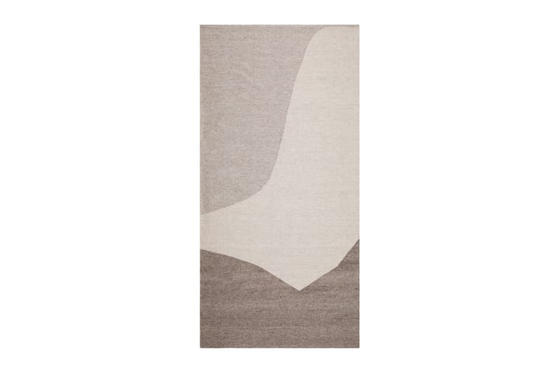 Villamatto Genki 80x200 cm - Vaalea luonnonväri - Kodintekstiilit & matot - Matto - Moderni matto - Villamatto
