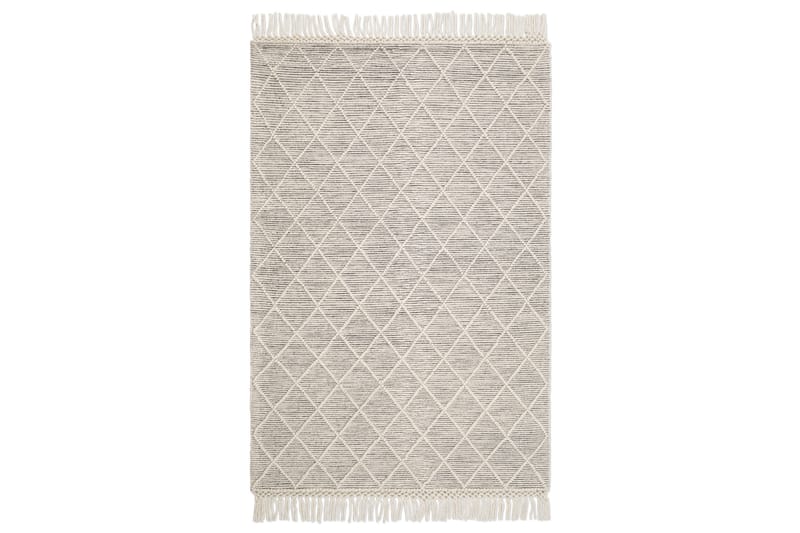 Villamatto Ginji 160x230 cm - Musta - Kodintekstiilit & matot - Matto - Moderni matto - Villamatto
