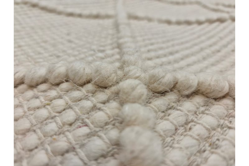 Villamatto Ginji 200x300 cm - Valkoinen - Kodintekstiilit & matot - Matto - Moderni matto - Villamatto