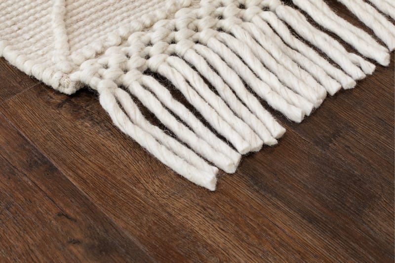 Villamatto Ginji 200x300 cm - Valkoinen - Kodintekstiilit & matot - Matto - Moderni matto - Villamatto