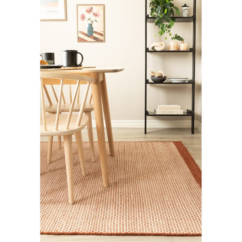 Villamatto Gotti - 140x200 cm, Terrakotta - Kodintekstiilit & matot - Matto - Moderni matto - Villamatto