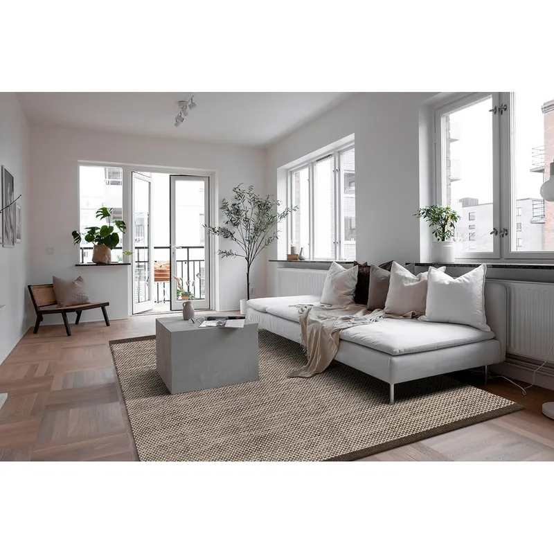 Villamatto Gotti - 200x300 cm, Harmaa - Kodintekstiilit & matot - Matto - Moderni matto - Villamatto