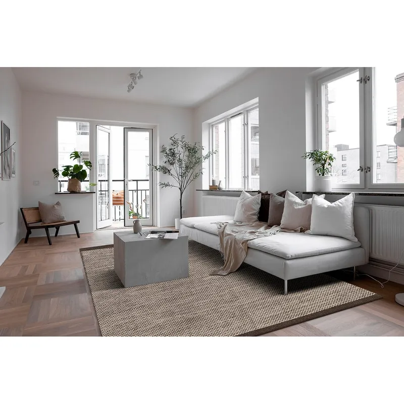 Villamatto Gotti - 200x300 cm, Harmaa - Kodintekstiilit & matot - Matto - Moderni matto - Villamatto