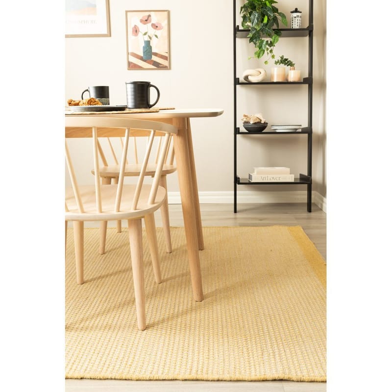 Villamatto Gotti - 200x300 cm, Keltainen - Kodintekstiilit & matot - Matto - Moderni matto - Villamatto