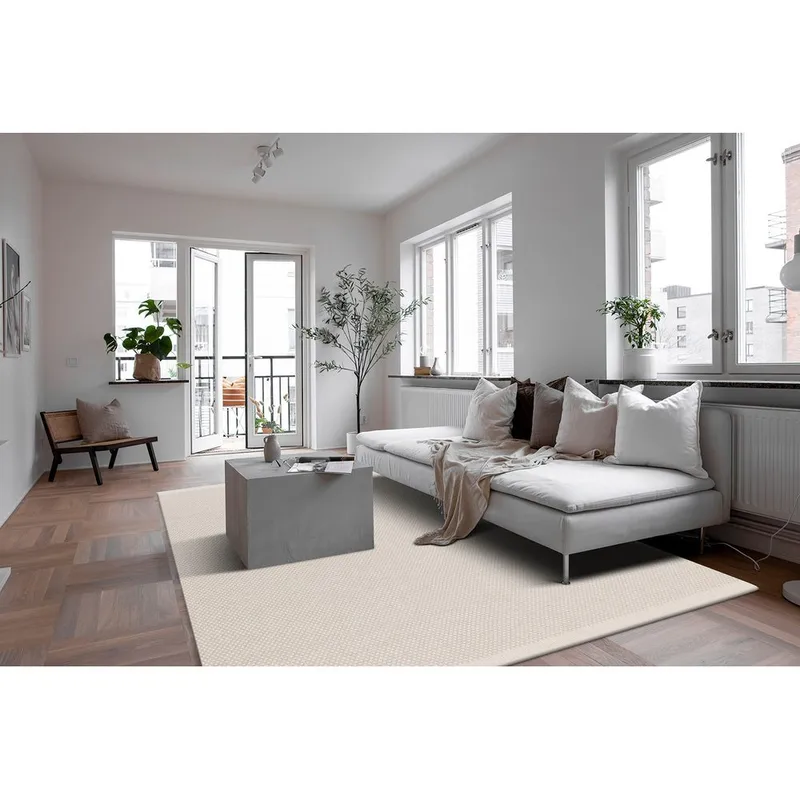 Villamatto Gotti - 200x300 cm, valkoinen - Kodintekstiilit & matot - Matto - Moderni matto - Villamatto