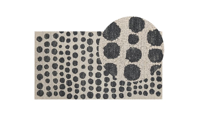 Villamatto Havran 80x150 cm - Beige - Kodintekstiilit & matot - Matto - Moderni matto - Villamatto