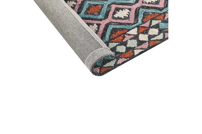 Villamatto Haymana 140x200 cm - Sininen - Kodintekstiilit & matot - Matto - Moderni matto - Villamatto