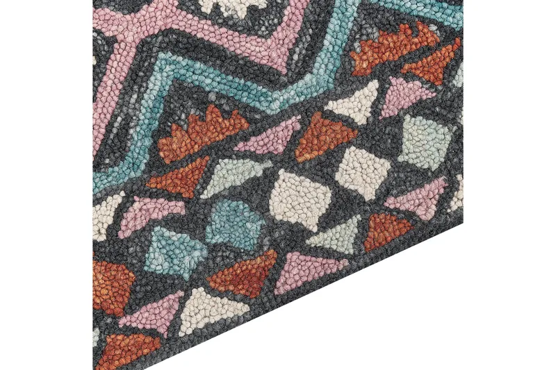 Villamatto Haymana 140x200 cm - Sininen - Kodintekstiilit & matot - Matto - Moderni matto - Villamatto