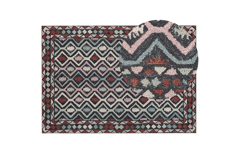 Villamatto Haymana 160x230 cm - Sininen - Kodintekstiilit & matot - Matto - Moderni matto - Villamatto