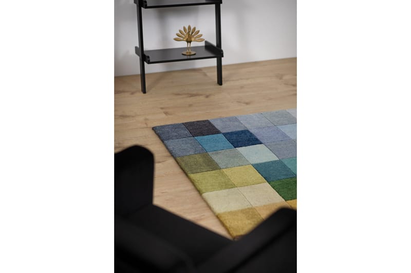 Villamatto Insignia Cube 170x240 cm Moniväri - Monivärinen - Kodintekstiilit & matot - Matto - Moderni matto - Villamatto