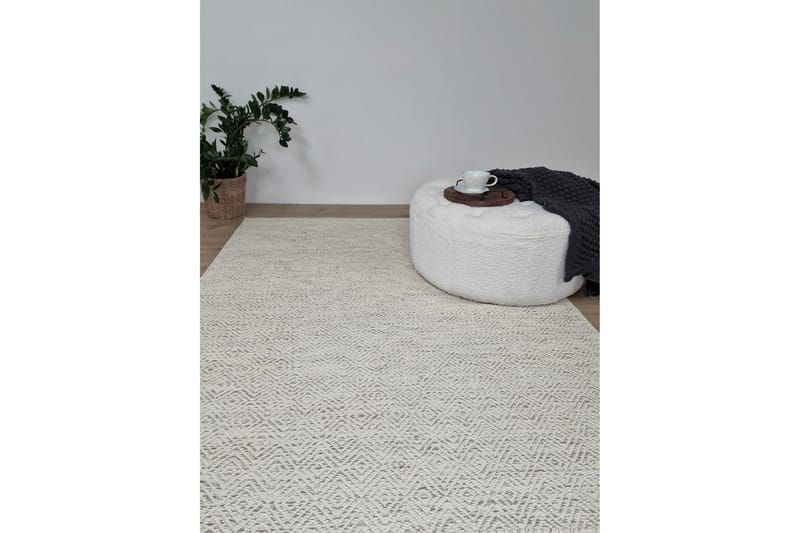 Villamatto Junna 140x200 Suorakaiteen muotoinen - Beige - Kodintekstiilit & matot - Matto - Moderni matto - Villamatto