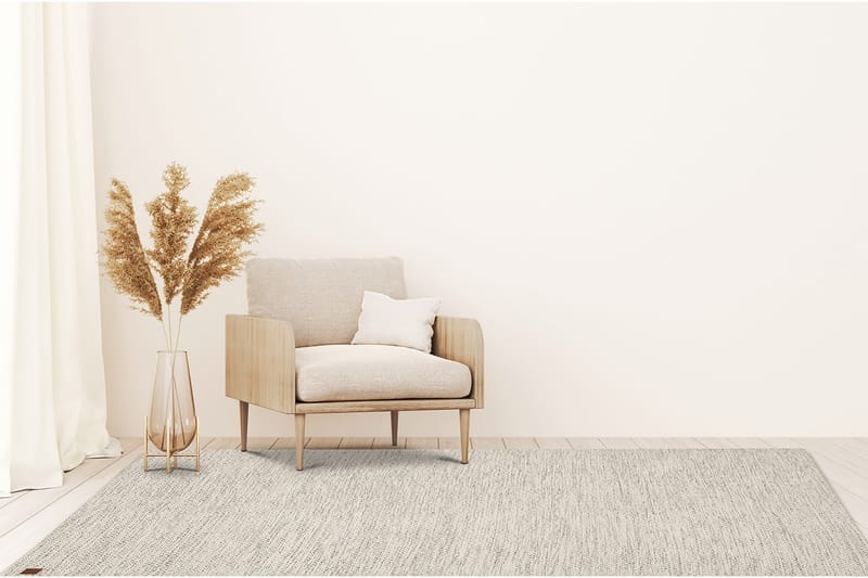 Villamatto Junna 140x200 Suorakaiteen muotoinen - Beige - Kodintekstiilit & matot - Matto - Moderni matto - Villamatto