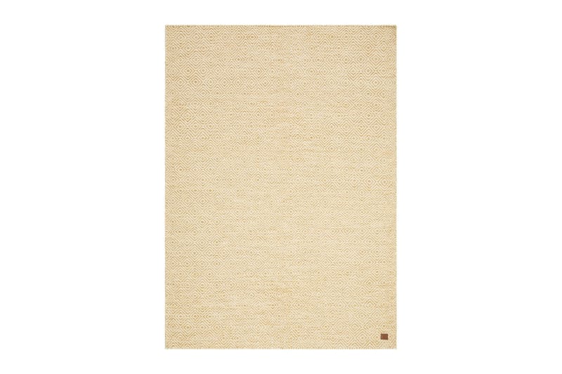 Villamatto Junna 140x200 Suorakaiteen muotoinen - Keltainen - Kodintekstiilit & matot - Matto - Moderni matto - Villamatto