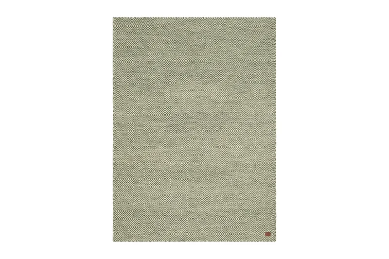 Villamatto Junna 140x200 Suorakaiteen muotoinen - Vihreä - Kodintekstiilit & matot - Matto - Moderni matto - Villamatto