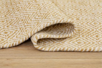 Villamatto Junna 160x230 Suorakaiteen muotoinen - Keltainen - Kodintekstiilit & matot - Matto - Moderni matto - Villamatto
