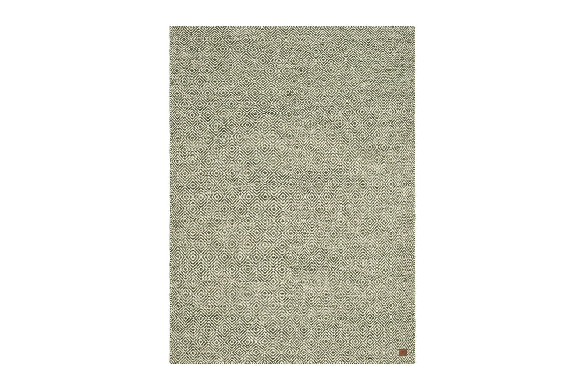 Villamatto Junna 160x230 Suorakaiteen muotoinen - Vihreä - Kodintekstiilit & matot - Matto - Moderni matto - Villamatto