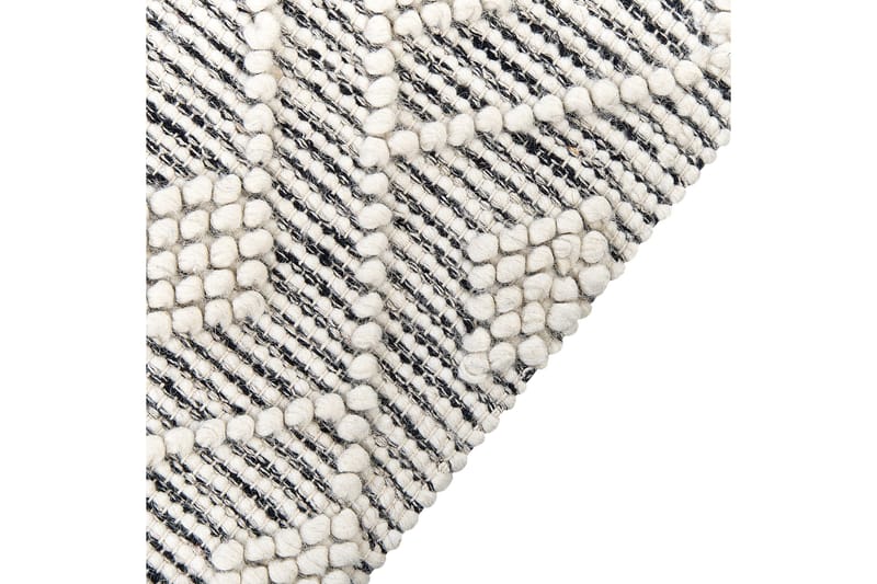 Villamatto Kavak 160x230 cm - Musta/Valkoinen - Kodintekstiilit & matot - Matto - Moderni matto - Villamatto