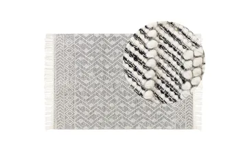 Villamatto Kavak 160x230 cm - Musta/Valkoinen - Kodintekstiilit & matot - Matto - Moderni matto - Villamatto