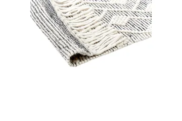 Villamatto Kavak 160x230 cm - Musta/Valkoinen - Kodintekstiilit & matot - Matto - Moderni matto - Villamatto