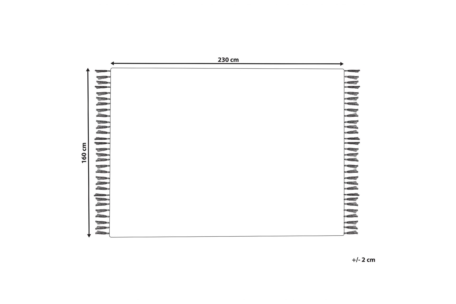 Villamatto Kestel 160x230 cm - Beige - Kodintekstiilit & matot - Matto - Moderni matto - Villamatto