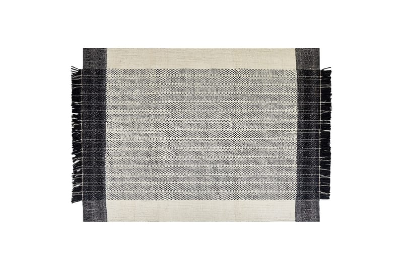 Villamatto Ketenli 160x230 cm, Musta/Valkoinen