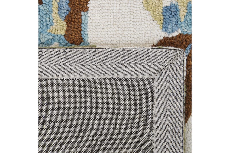 Villamatto Kinik 200x200 cm - Beige - Kodintekstiilit & matot - Matto - Moderni matto - Villamatto