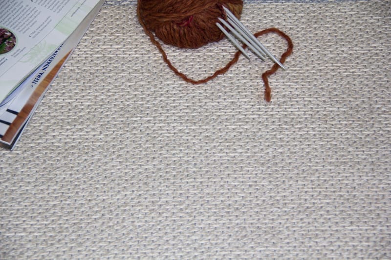 Matto Aho Pyöreä 160 cm Beige - VM Carpet - Kodintekstiilit & matot - Matto - Moderni matto - Villamatto