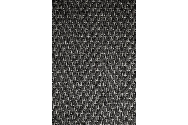 Matto Elsa Pyöreä 160 cm Musta - VM Carpet - Kodintekstiilit & matot - Matto - Moderni matto - Villamatto