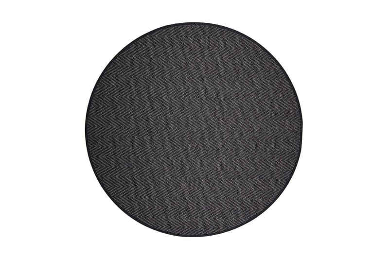 Matto Elsa Pyöreä 200 cm Musta - VM Carpet - Kodintekstiilit & matot - Matto - Moderni matto - Villamatto