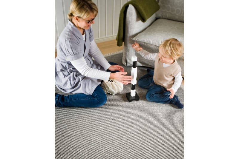 Matto Esmeralda 80x200 cm Harmaa - VM Carpet - Kodintekstiilit & matot - Matto - Moderni matto - Villamatto