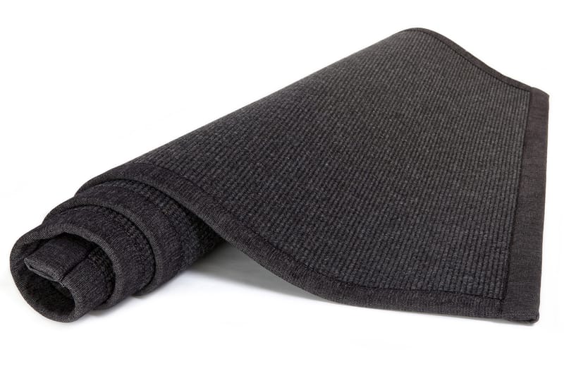 Matto Esmeralda 80x250 cm Musta - VM Carpet - Kodintekstiilit & matot - Matto - Moderni matto - Villamatto