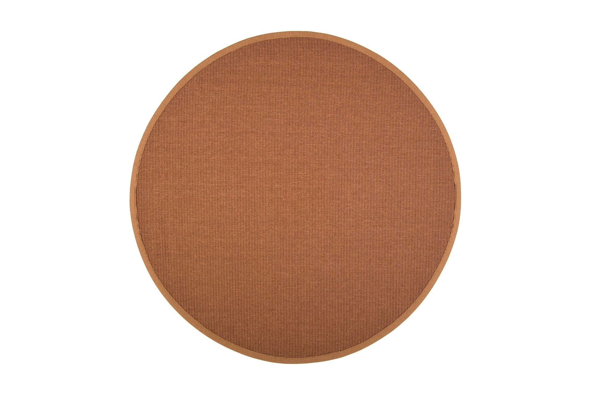 Matto Esmeralda Pyöreä 200 cm Kupari - VM Carpet