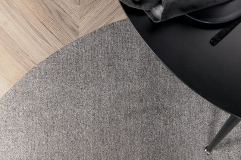 Matto Ulu 200 cm - Vaaleanharmaa - Kodintekstiilit & matot - Matto - Moderni matto - Villamatto