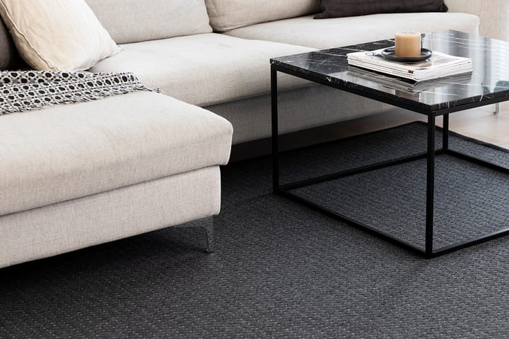 Matto Valkea 160x230 cm Musta/Harmaa - VM Carpet - Villamatto