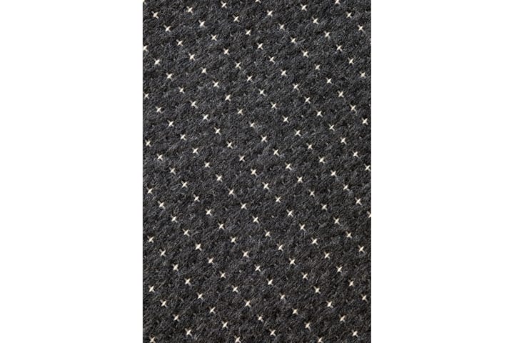 Matto Valkea Pyöreä 240 cm Musta/Harmaa - VM Carpet - Villamatto