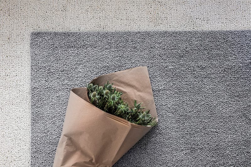 Matto Viita Pyöreä 240 cm Harmaa - VM Carpet - Kodintekstiilit & matot - Matto - Moderni matto - Villamatto