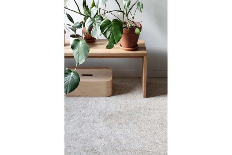 Matto Viita Pyöreä 133 cm Beige - VM Carpet - Kodintekstiilit & matot - Matto - Moderni matto - Villamatto
