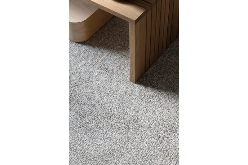 Matto Viita Pyöreä 133 cm Beige - VM Carpet - Kodintekstiilit & matot - Matto - Moderni matto - Villamatto
