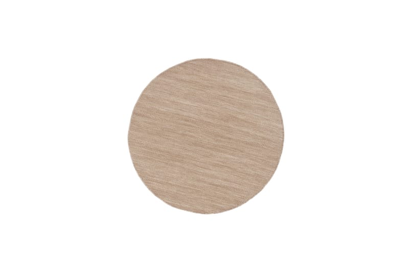 Villamatto Megha Ø120 cm Pyöreä - Hiekka - Kodintekstiilit & matot - Matto - Moderni matto - Villamatto