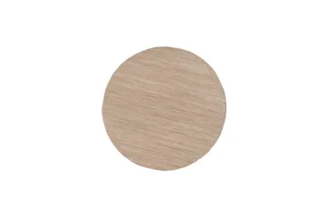 Villamatto Megha Ø160 cm Pyöreä - Hiekka - Kodintekstiilit & matot - Matto - Moderni matto - Villamatto