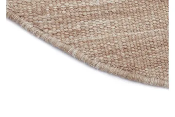 Villamatto Megha Ø200 cm Pyöreä - Hiekka - Kodintekstiilit & matot - Matto - Moderni matto - Villamatto